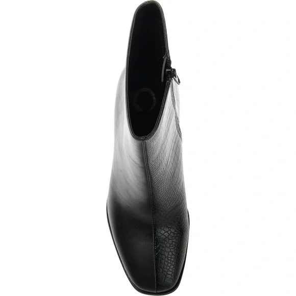 Journee Collection Black Heeled Boots - Picture 7 of 12